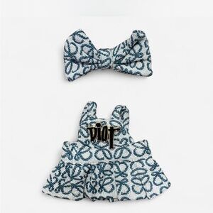 NIB Labubu Outfit - Hair Bow and Dress Set